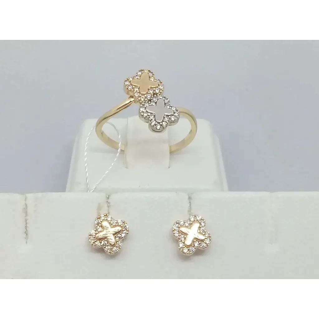 Золоте кільце Імперія золота з фіанітами. КВ1167КИ 17 - фото 5