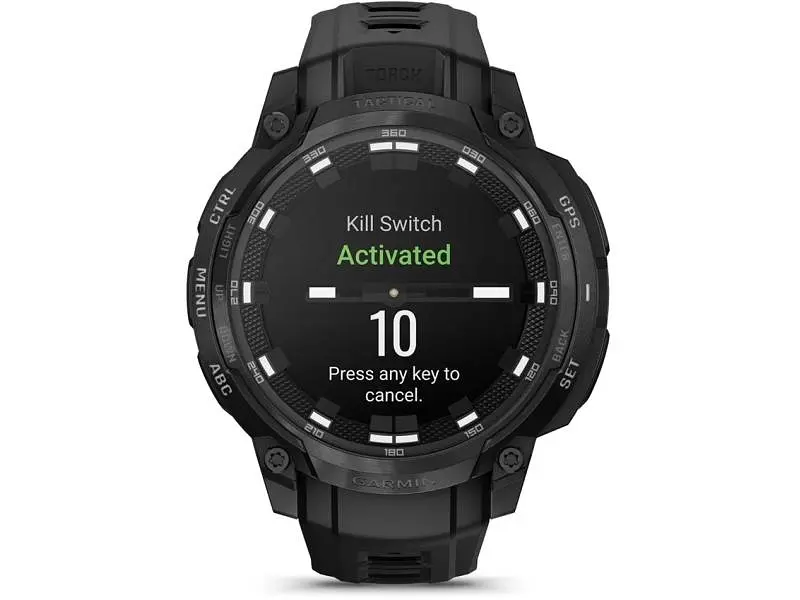 Смарт-годинник Garmin Instinct Crossover AMOLED Tactical Edition Black (010-03398-02, 010-03398-42) - фото 7