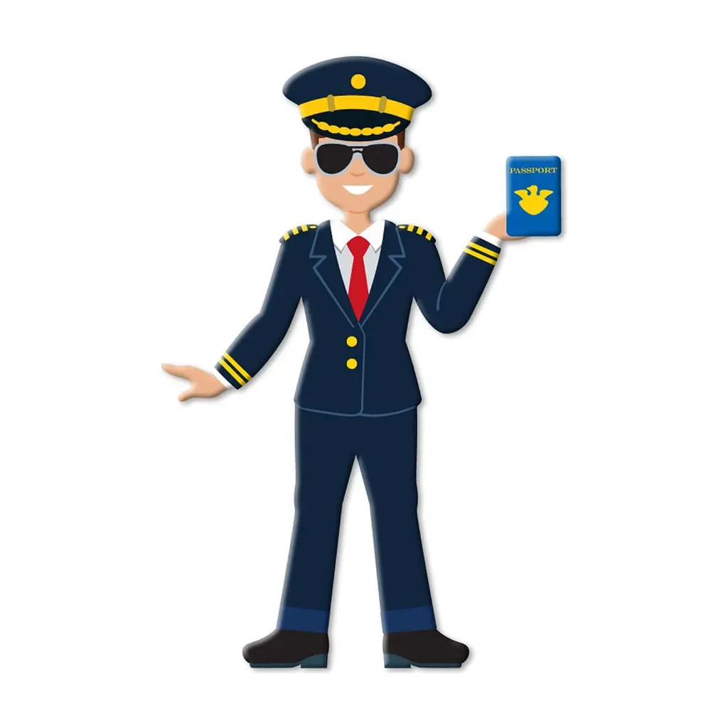 Набір для творчості Melissa & Doug Об'ємні багаторазові наліпки Професії (MD9426) - фото 4