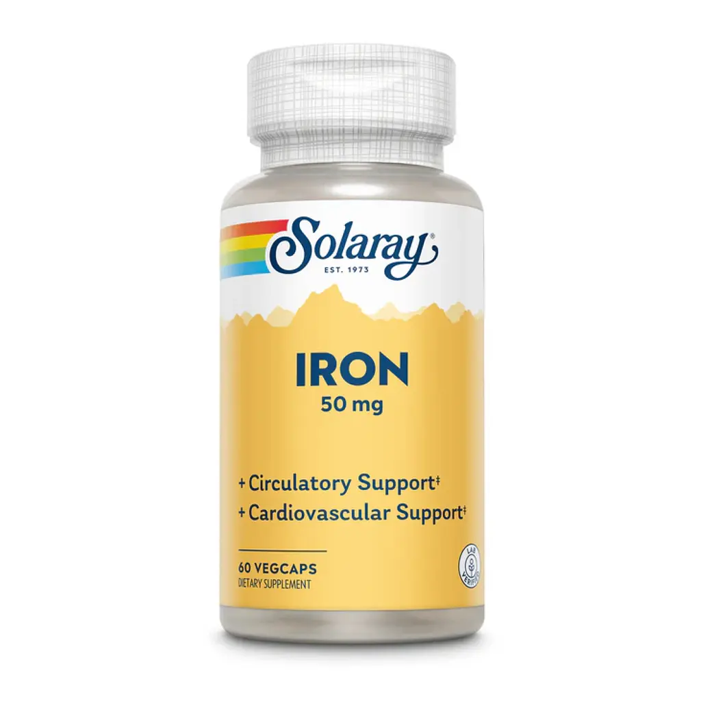Хелатне залізо Iron 50mg - 60 vcaps