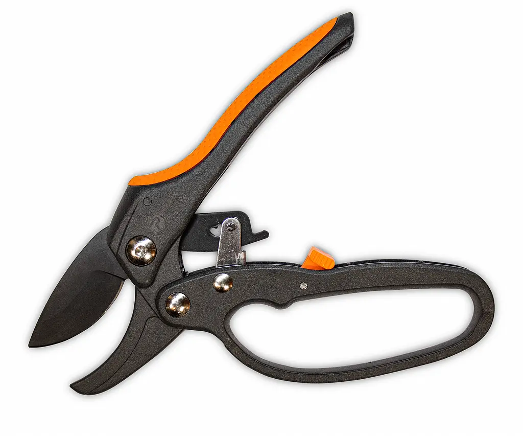 Секатор садовий Polax із храповим механізмом (70-023) - фото 4