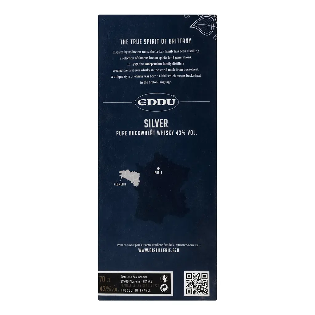 Виски Eddu Silver Pur Ble Noir Buckwheat 0.7 л 43% - фото 2