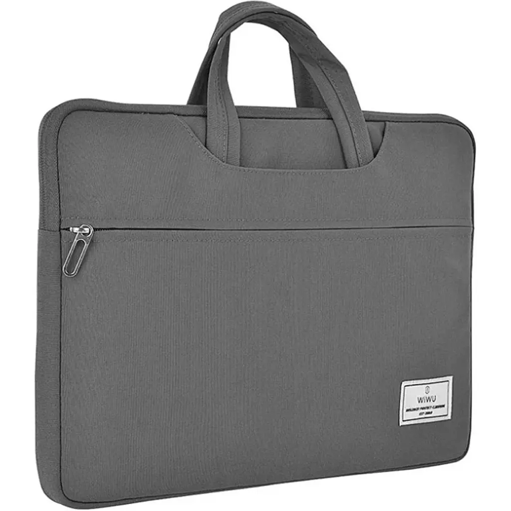 Сумка для ноутбука WiWU Vivi Laptop Handbag 15.6`/16` Gray (6936686411134) [160817] - фото 2