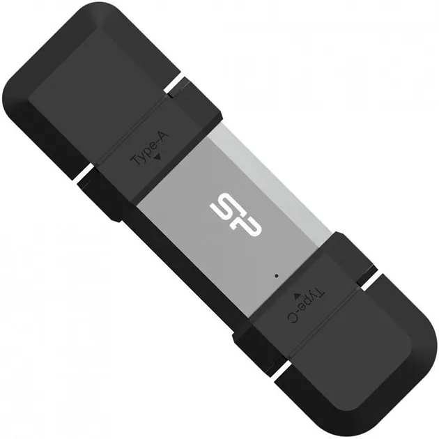 USB накопитель 256 ГБ SILICON POWER Mobile C51 - usb3.2+Type-C двойной - фото 4