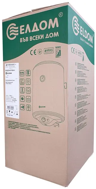 Водонагрівач Eldom Eureka 150 2x1.0 kW WV15046D - фото 10