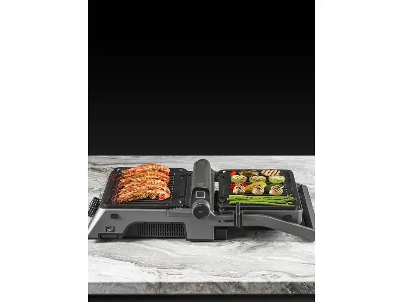 Електрогриль притискний Polaris PGP 7003 SMOKELESS Graphite - фото 11