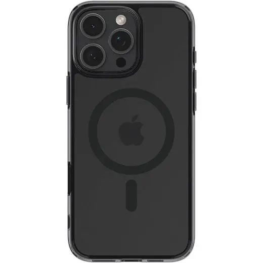 Прозорий чохол Spigen Ultra Hybrid T (MagFit + Camera Control) Frost Black для iPhone 16 Pro (ACS08514) - фото 4