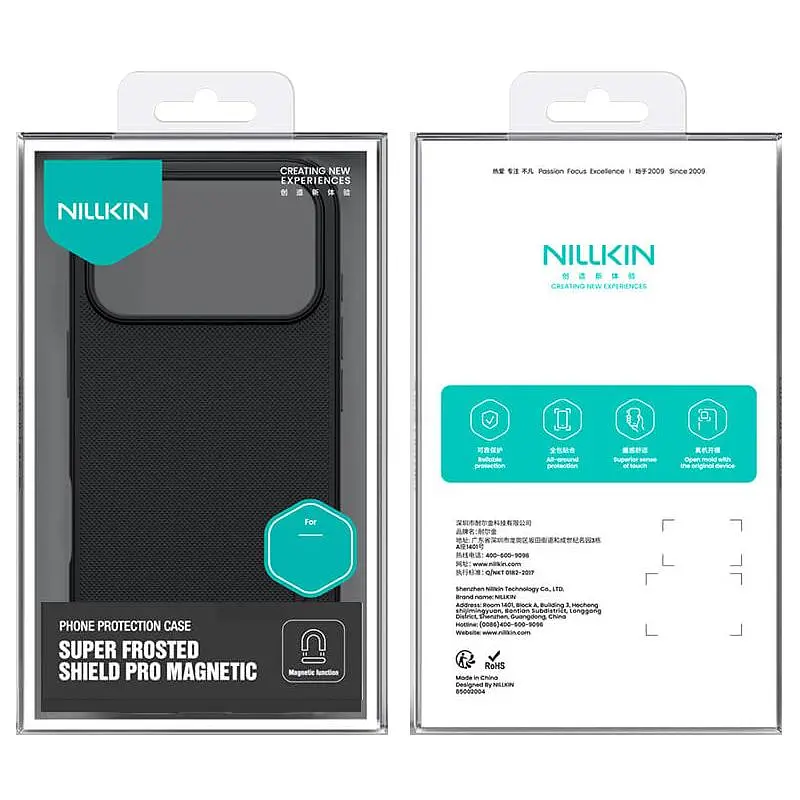 Чохол Nillkin Matte Magnetic Pro для Apple iPhone 17 Pro Max (6.9) Чорний / Black - фото 6