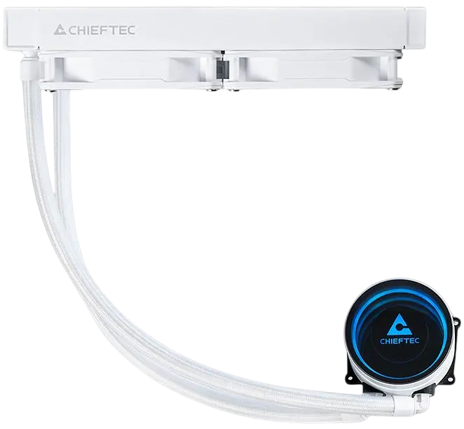 Водяне охолодження Chieftec Iceberg 240 ARGB White (CLC-240-RGB-W) - фото 2