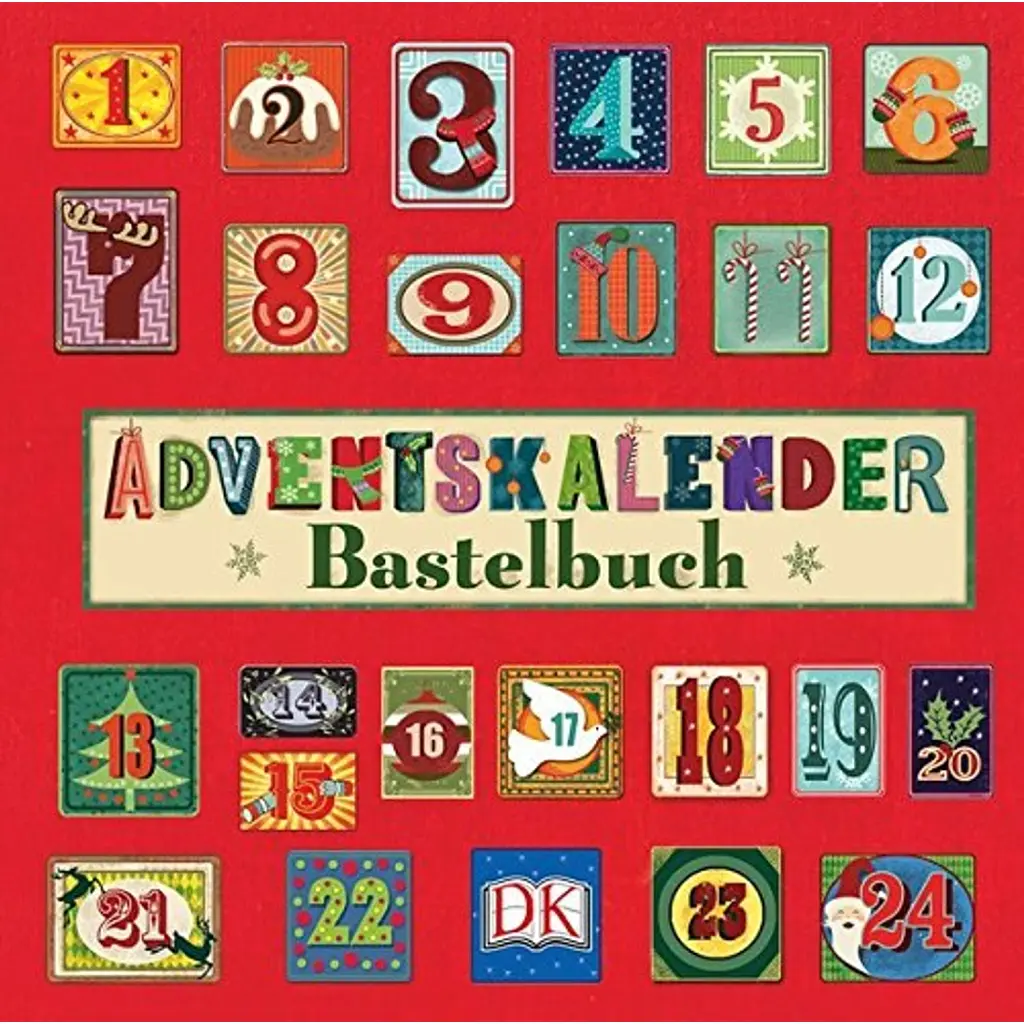 Adventskalender-Bastelbuch -