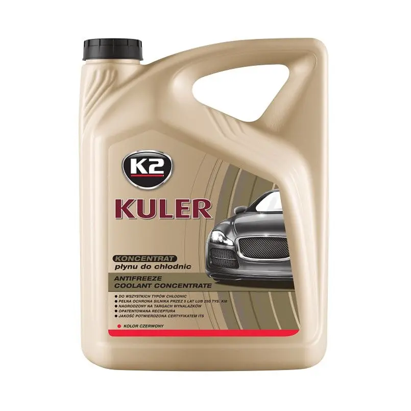 Антифриз K2 Kuler Long Life G12 червоний концентрат 5 л (T215C) - фото 2