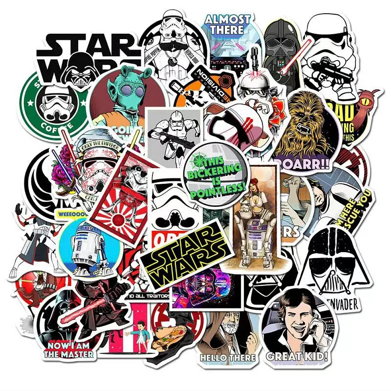 Стікерпак Зоряні війни Набір наклейок GeekLand Star Wars 50 штук - фото 4