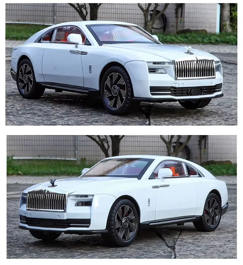 Колекційна металева модель автомобіля АвтоЕксперт Rolls-Royce Spectre з інерцією, світлом та звуком 1:24  - фото 10