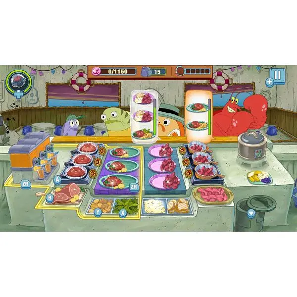 Игра SpongeBob SquarePants Krusty Cook-Off - Extra Krusty Edition (русская версия) (Nintendo Switch) - фото 4
