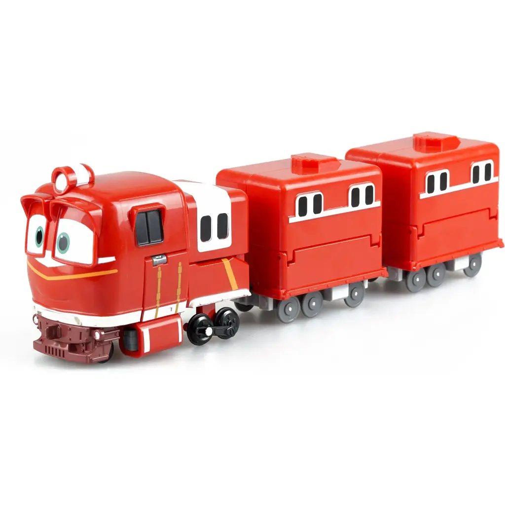 Паровозик-трансформер Silverlit Robot Trains Альф, з двома вагонами (80185) - фото 3