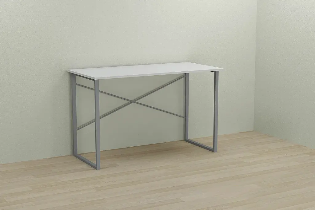 Комп'ютерний стіл Ferrum-decor Дейв 75x100x60 сірий ДСП Білий 16мм (FRD-102358) - фото 3