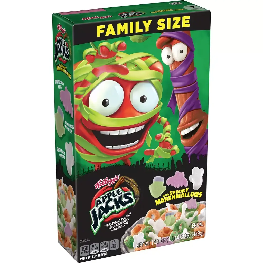 Хлопья Kellogg's Apple Jacks Spooky Cereal 459 g