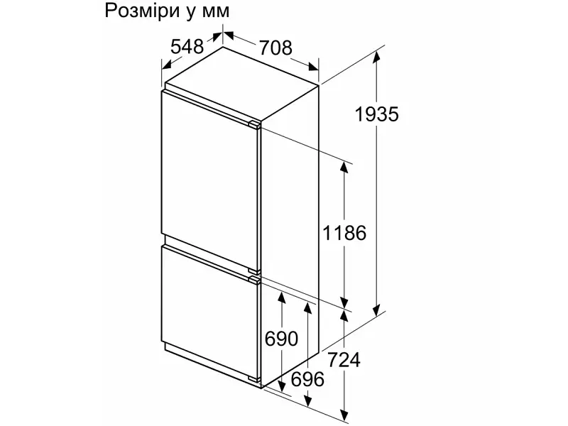 Холодильник з морозильною камерою Siemens KB96NADD0 - фото 8