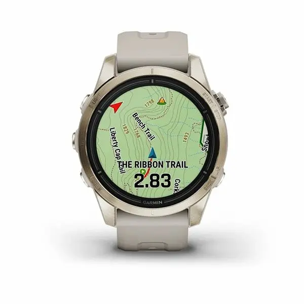Смарт-годинник Garmin Epix Pro Gen 2 Sapphire 42mm Soft Gold w. Light S. Band (010-02802-10/11) - фото 7