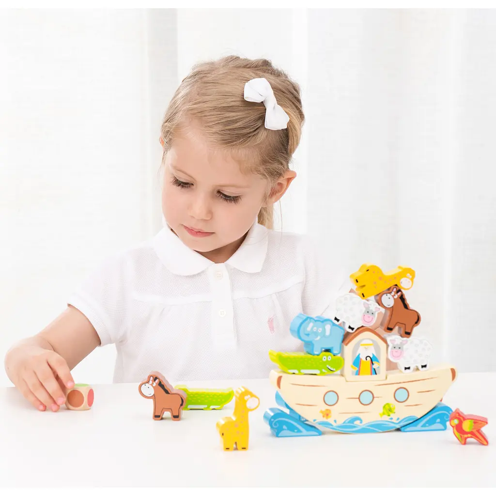 Игрушка-балансир New Classic Toys Ноев ковчег (10548) - фото 3