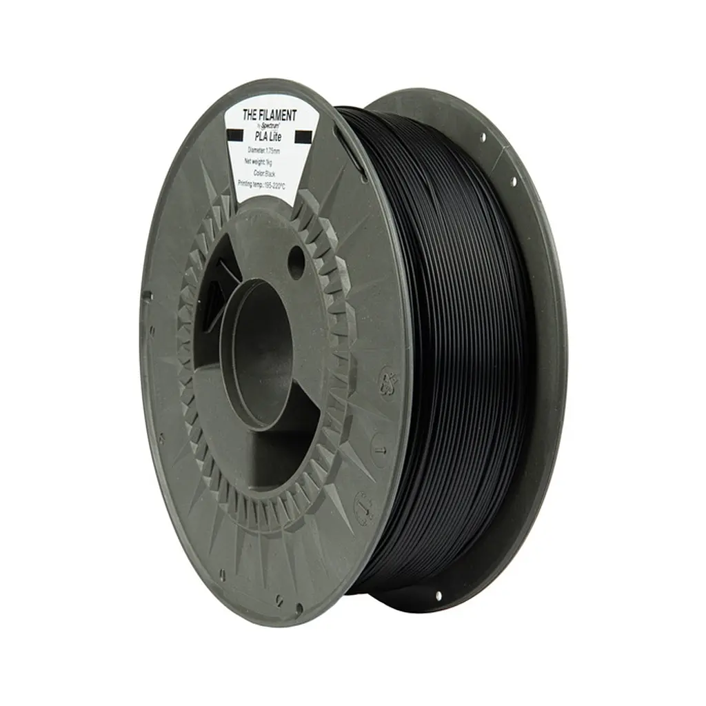Пластик для 3D-принтера The Filament PLA Lite 1.75mm BLACK 1kg (TF-24224)