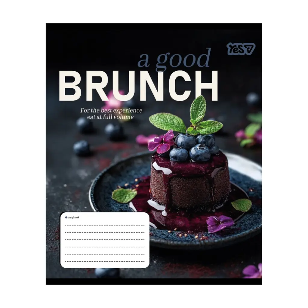 Зошит Yes Brunch А5 18 аркушів клітинка (769098), в асортименті - фото 2