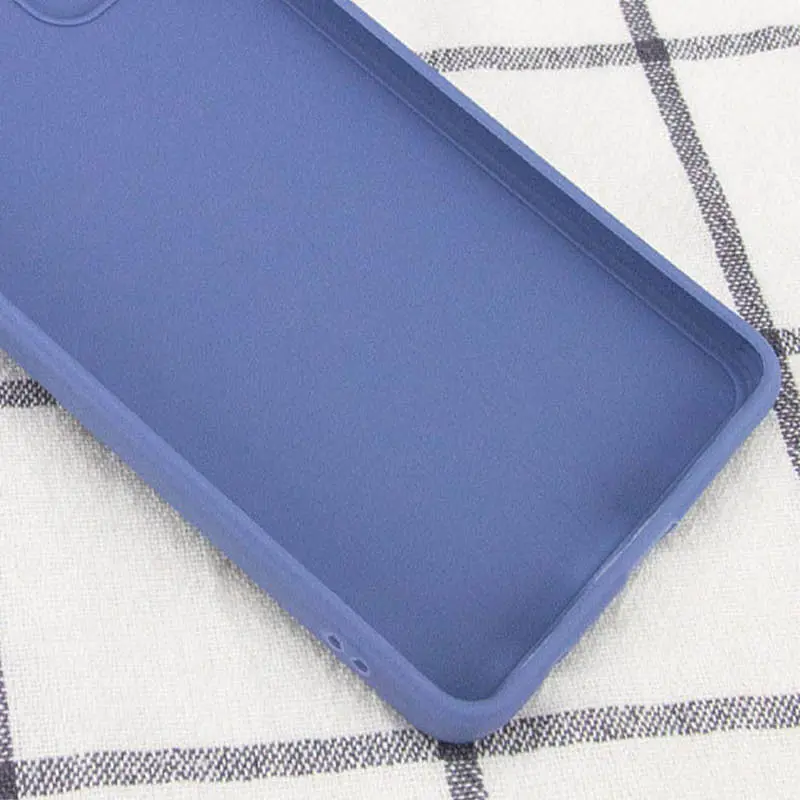 Силиконовый чехол Candy Full Camera для Infinix Smart 7 HD Голубой / Mist blue - фото 3