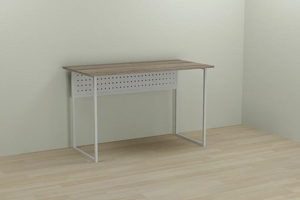 Комп'ютерний стіл Ferrum-decor Майк 75x140x70 білий ДСП Дуб Сонома Труфель 16мм (FRD-101349) - фото 4