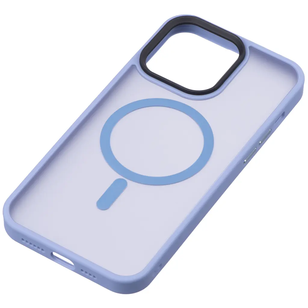 Чохол 2Е Basic для iPhone 15 Pro, Soft Touch MagSafe Cover, синій світлий 2E teh0019402 - фото 2
