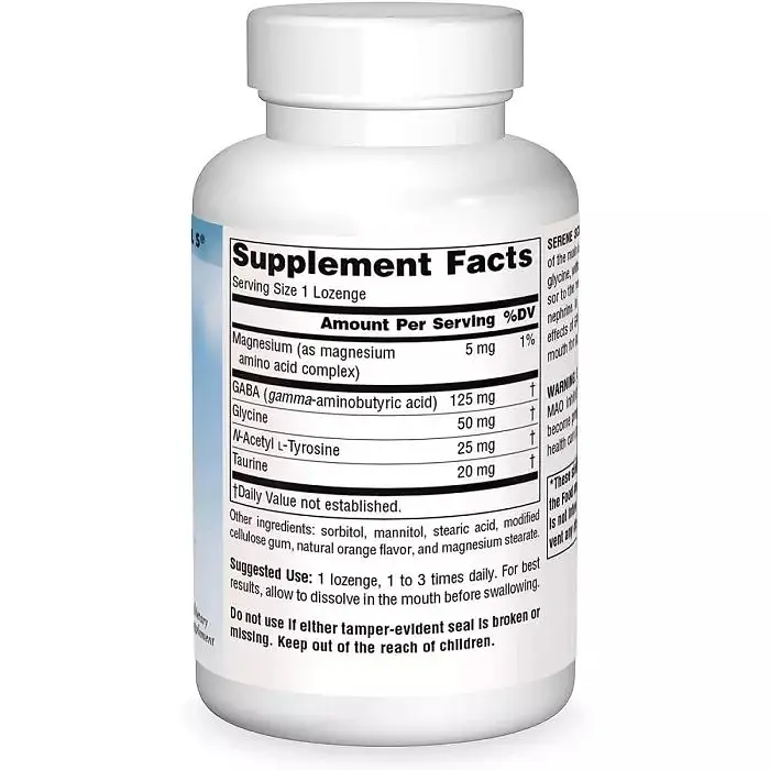 Амінокислота Serene Science GABA Calm, 60 льодяників Апельсин Source Naturals fit0018756 - фото 2