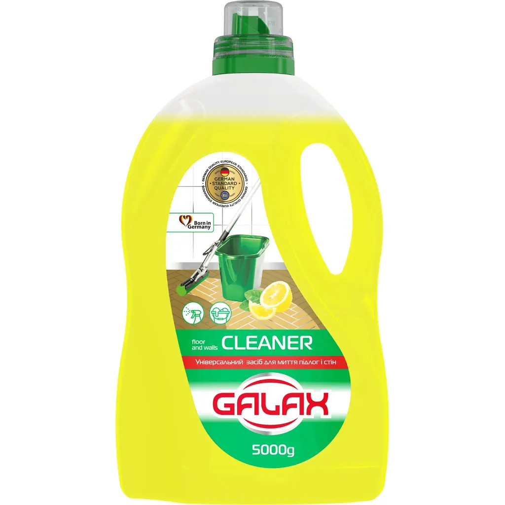 Засіб для миття підлоги Galax das PowerClean Лимон 5 кг (4260637724465)