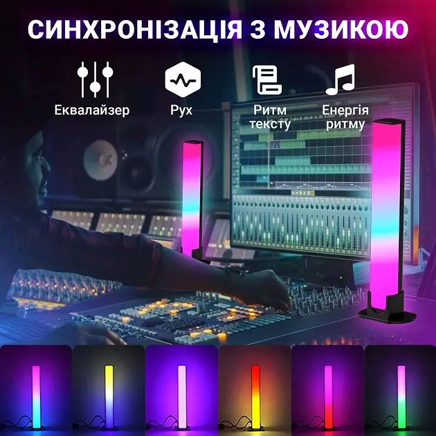 Світлодіодні RGB панелі Inspire S002 Pro 70LED (S002-1) - фото 2