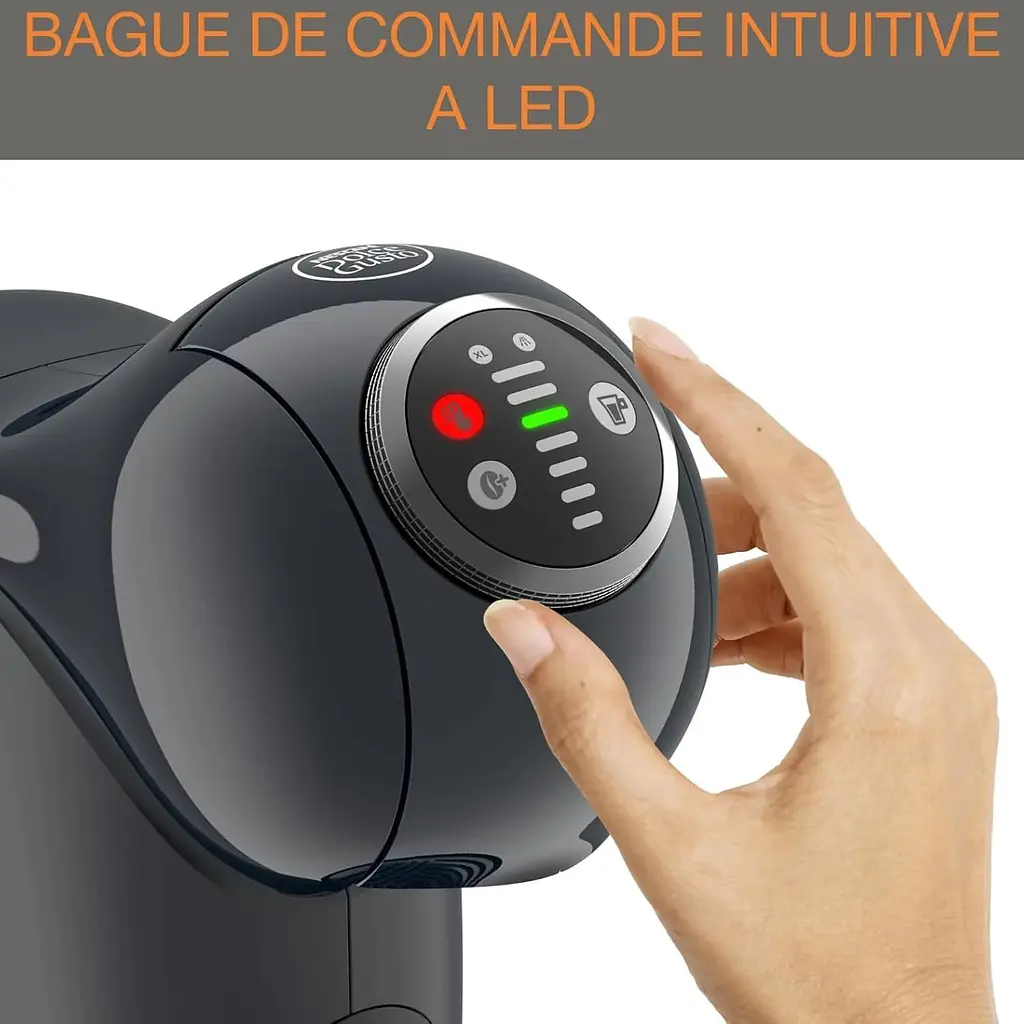 Кофеварка Krups капсульная Dolce Gusto Genio S Plus 1.8 л капсулы темно-серая - фото 4