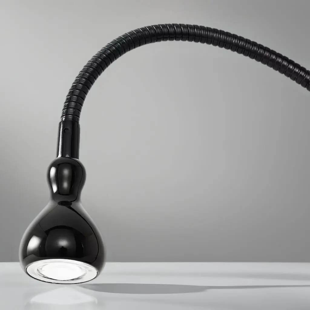 USB LED лампа ІКЕА 38 см чорний - фото 3