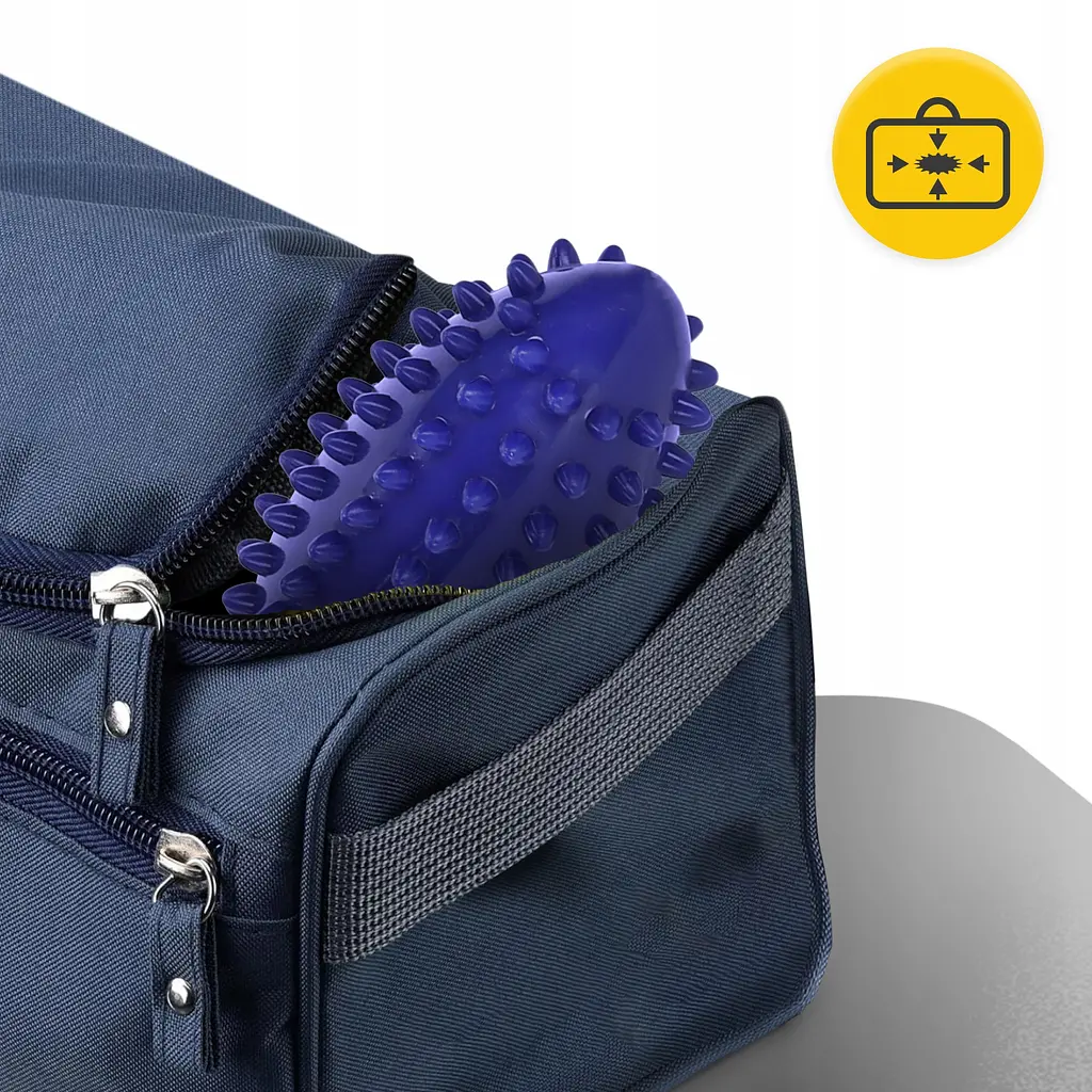 Мяч массажный огурец 4FIZJO Spike Bean 11.5 x 5 см Blue (P-5905973403306) - фото 2