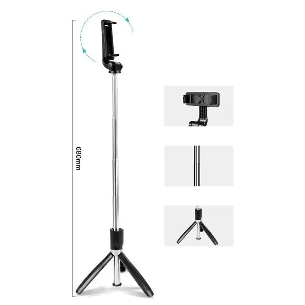 Монопод для селфі XPRO SS08 (38 pc) з триногою чорний (MAW-40308_243) - фото 5