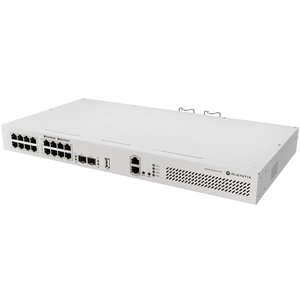 Комутатор Mikrotik CRS418-8P-8G-2S+RM - фото 2