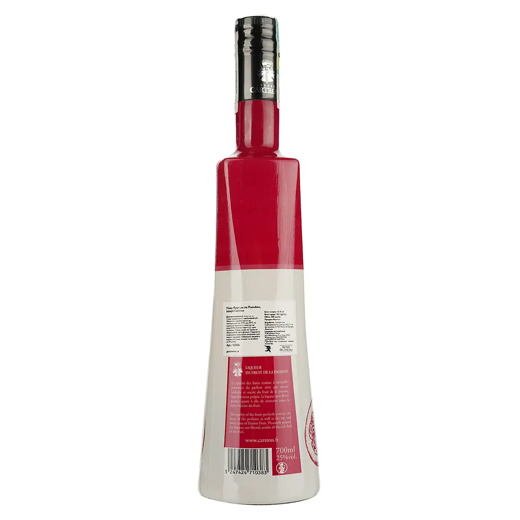 Лікер Joseph Cartron Fruit de la Passion Маракуйя, 25%, 0,7 л - фото 2