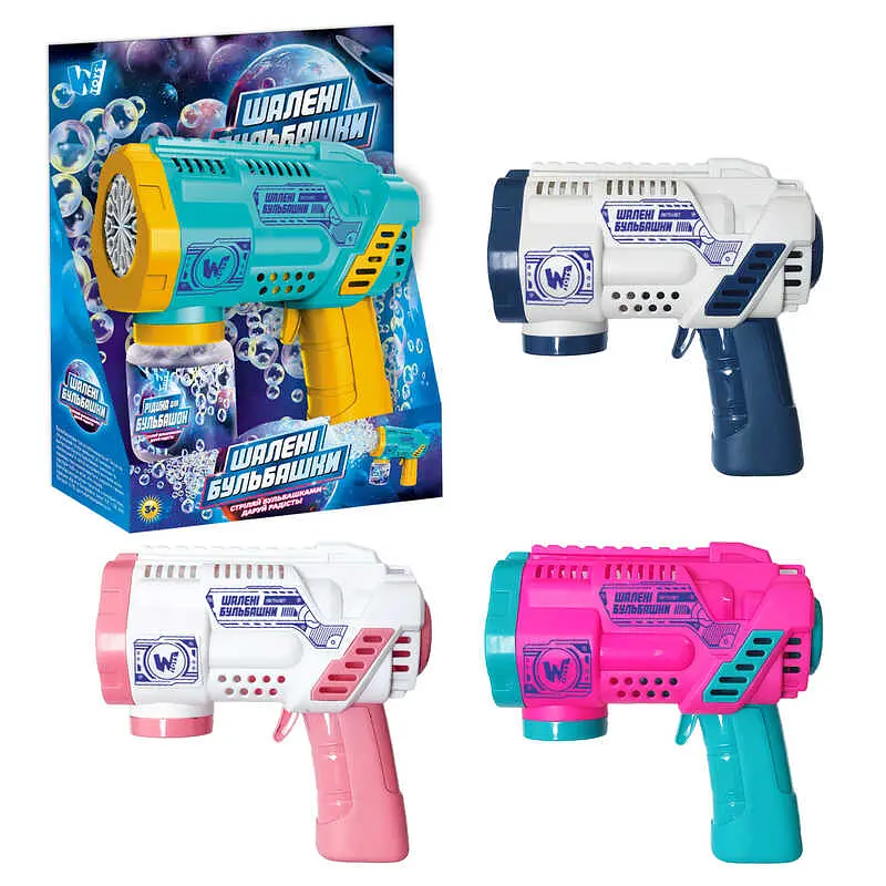 Пістолет мильних бульбашок WToys, 32857, світло, акумулятор 3.7 V - фото 2