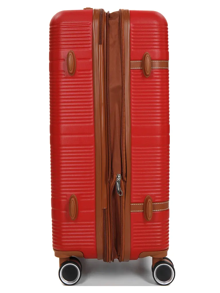 Валіза середня M ABS-пластик Worldline Airtex 629 67×45×27см 74л Червона - фото 7