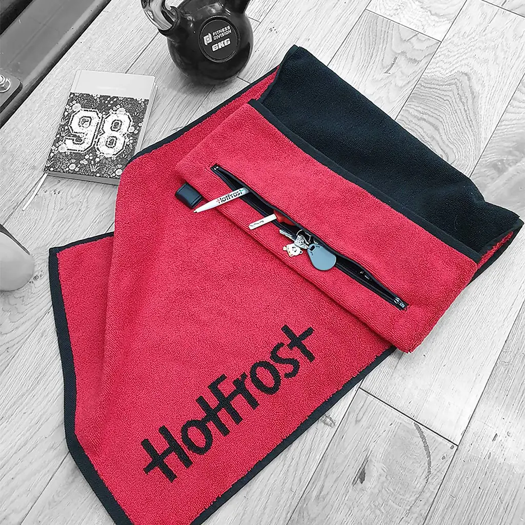 Рушник для фітнесу (40 * 85 см, червоний) HotFrost - фото 5