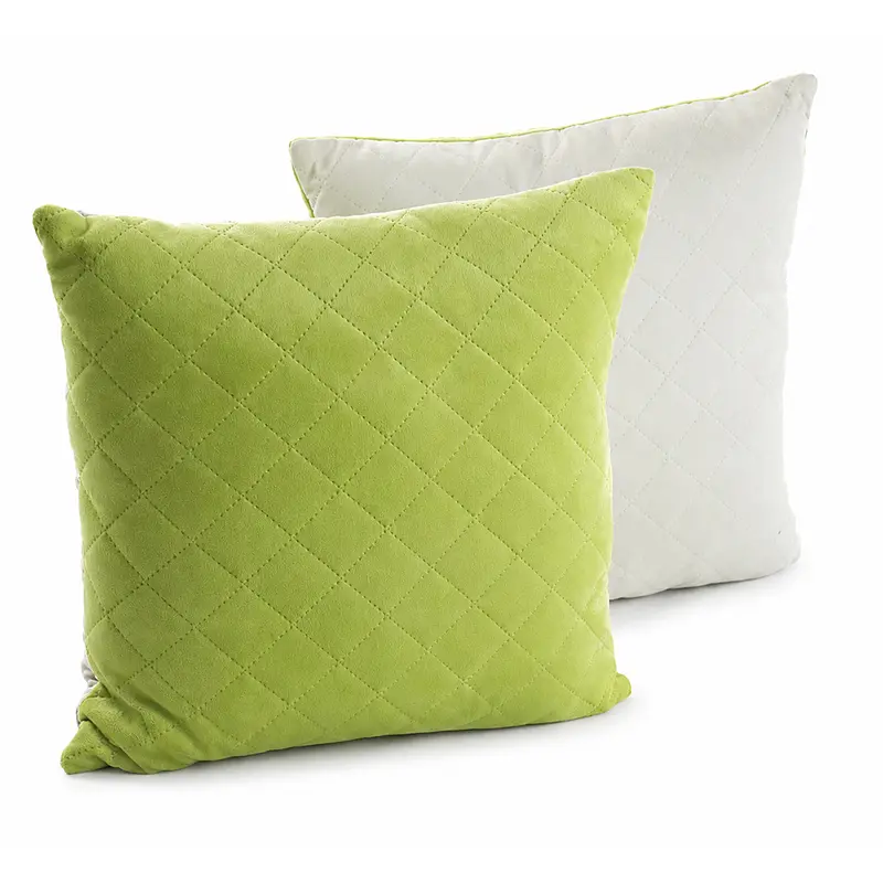 Подушка 40х40 декоративна VeLour Olive Green ромб (311.55_Olive Green ромб) - фото 3