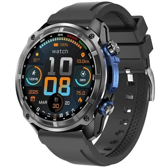 Годинник наручний смарт UWatch Smart Navigation Pro GPS 2 ремінця Чорний (2861448527)