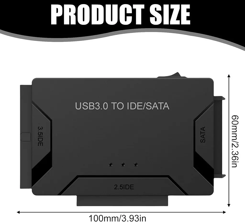 USB 3.0 адаптер Aicharynic SATA/IDE для HDD та SSD 2.5"/3.5" - фото 4