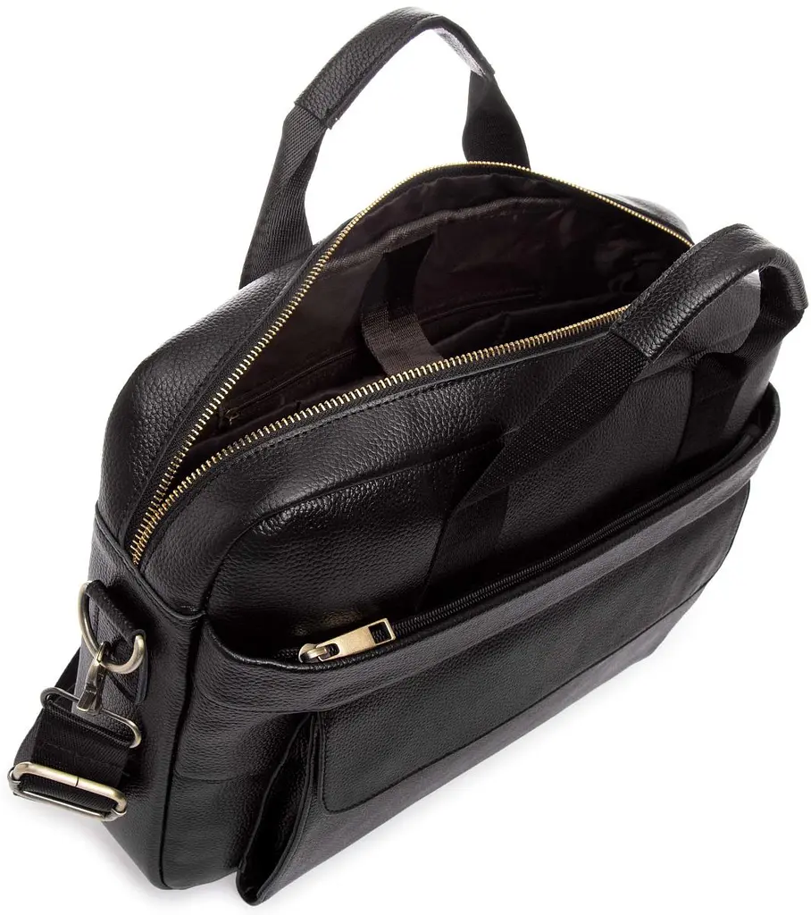 Сумка-портфель чоловіча шкіряна для документів Tiding Bag A25-1131A - фото 4
