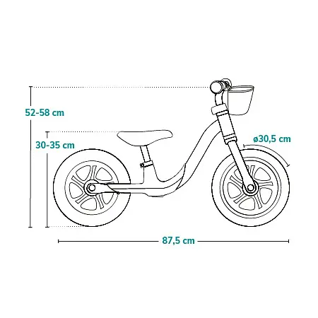 Біговел Lionelo Alex Plus Pink Rose (LOE-ALEX PLUS PINK ROSE) - фото 9