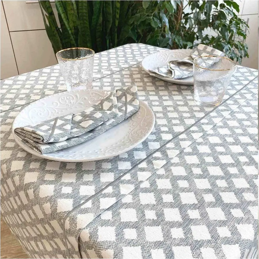 Скатерть Прованс Avantime Лофт, 180х132 см, серый (17287) - фото 2