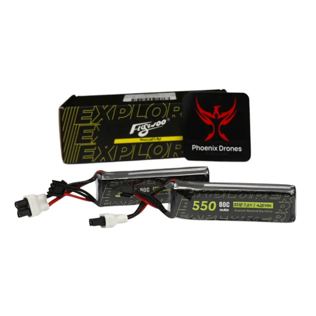 Акумулятор Flywoo Explorer 550 mAh HV 2s 80C з роз'ємом XT30 (2шт.) - фото 4
