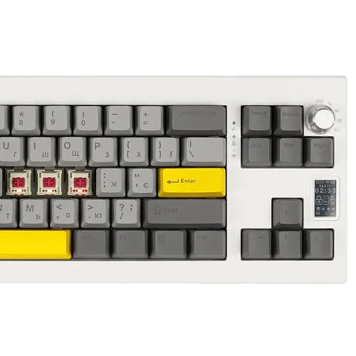 Клавіатура бездротова Epomaker Shadow-X Mulan Switch UA RGB White (SHX-W-M) - фото 2