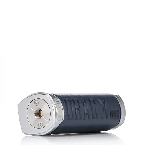 Батарейный мод для электронной сигареты VooPoo Drag X Plus 100W Mod Silver Blue (10714) - фото 2